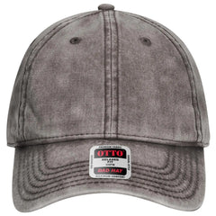 OTTO 18-1248 6 Panel Low Profile Dad Cap - Char. Gray - Char. Gray / 6 1/2’’ - 7 5/8’’
