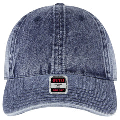 OTTO 18-1248 6 Panel Low Profile Dad Cap - Deep Navy - Deep Navy / 6 1/2’’ - 7 5/8’’