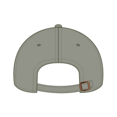 OTTO 18-1248 6 Panel Low Profile Dad Cap - Ol. Green - Ol. Green / 6 1/2’’ - 7 5/8’’