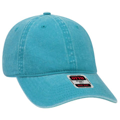OTTO 18-202 6 Panel Low Profile Dad Cap - Lake Blue - Lake Blue / 6 1/2’’ - 7 5/8’’