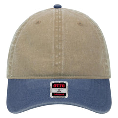 OTTO 18-202 6 Panel Low Profile Dad Cap - Nvy/Kha - Nvy/Kha / 6 1/2’’ - 7 5/8’’