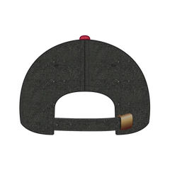 OTTO 18-202 6 Panel Low Profile Dad Cap - Red/Blk - Red/Blk / 6 1/2’’ - 7 5/8’’