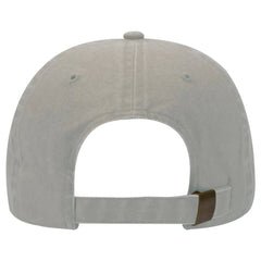OTTO 18-202 6 Panel Low Profile Dad Cap - Stone Gray - Stone Gray / 6 1/2’’ - 7 5/8’’