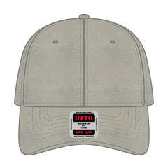 OTTO 18-202 6 Panel Low Profile Dad Cap - Stone Gray - Stone Gray / 6 1/2’’ - 7 5/8’’