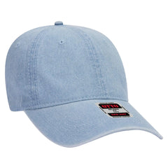 OTTO 18-204 6 Panel Low Profile Dad Cap - Lt. Blue - Lt. Blue / 6 1/2’’ - 7 5/8’’