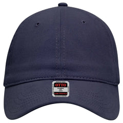 OTTO 18-253 6 Panel Low Profile Baseball Cap - Navy - Navy / 6 1/2’’ - 7 5/8’’