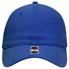 OTTO 18-253 6 Panel Low Profile Baseball Cap - Royal - Royal / 6 1/2’’ - 7 5/8’’