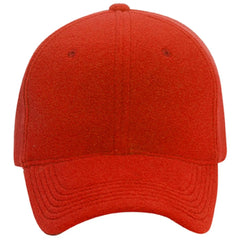 OTTO 18-429 6 Panel Low Profile Baseball Cap - Red - Red / 6 1/2’’ - 7 5/8’’