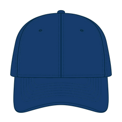 OTTO 18-429 6 Panel Low Profile Baseball Cap - Royal - Royal / 6 1/2’’ - 7 5/8’’