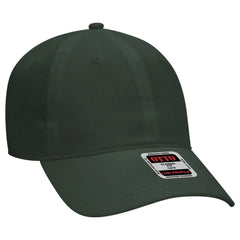 OTTO 18-686 6 Panel Low Profile Baseball Cap - Dk. Green - Dk. Green / 6 1/2’’ - 7 5/8’’