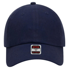 OTTO 18-686 6 Panel Low Profile Baseball Cap - Navy - Navy / 6 1/2’’ - 7 5/8’’