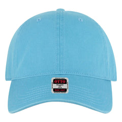 OTTO 18-692 6 Panel Low Profile Dad Cap - Aqua