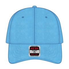 OTTO 18-692 6 Panel Low Profile Dad Cap - Aqua - Aqua / 6 1/2’’ - 7 5/8’’