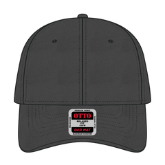OTTO 18-692 6 Panel Low Profile Dad Cap - Char. Gray - Char. Gray / 6 1/2’’ - 7 5/8’’