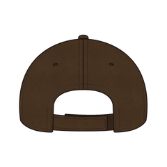 OTTO 18-692 6 Panel Low Profile Dad Cap - Dk. Brown - Dk. Brown / 6 1/2’’ - 7 5/8’’