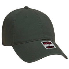OTTO 18-692 6 Panel Low Profile Dad Cap - Dk. Green - Dk. Green / 6 1/2’’ - 7 5/8’’