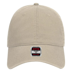OTTO 18-692 6 Panel Low Profile Dad Cap - Khaki - Khaki / 6 1/2’’ - 7 5/8’’