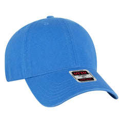 OTTO 18-692 6 Panel Low Profile Dad Cap - Lake Blue