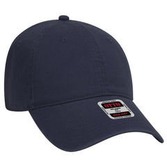 OTTO 18-692 6 Panel Low Profile Dad Cap - Navy