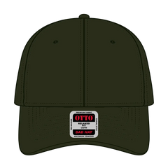 OTTO 18-711 6 Panel Low Profile Dad Cap - Dk. Ol. Green - Dk. Ol. Green / 6 1/2’’ - 7 5/8’’