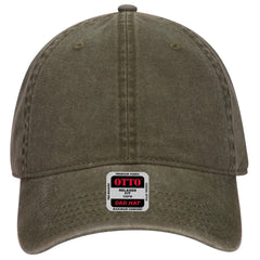 OTTO 18-711 6 Panel Low Profile Dad Cap - Dk. Ol. Green - Dk. Ol. Green / 6 1/2’’ - 7 5/8’’