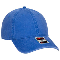 OTTO 18-711 6 Panel Low Profile Dad Cap - Royal - Royal / 6 1/2’’ - 7 5/8’’