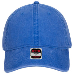 OTTO 18-711 6 Panel Low Profile Dad Cap - Royal - Royal / 6 1/2’’ - 7 5/8’’