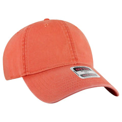 OTTO 18-772 6 Panel Low Profile Dad Cap - Coral - Coral / 6 1/2’’ - 7 5/8’’