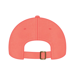 OTTO 18-772 6 Panel Low Profile Dad Cap - Coral - Coral / 6 1/2’’ - 7 5/8’’