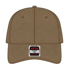 OTTO 18-772 6 Panel Low Profile Dad Cap - Coyote Brown - Coyote Brown / 6 1/2’’ - 7 5/8’’