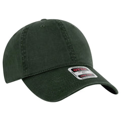 OTTO 18-772 6 Panel Low Profile Dad Cap - Dk. Green - Dk. Green / 6 1/2’’ - 7 5/8’’