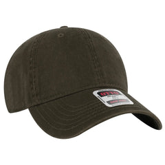 OTTO 18-772 6 Panel Low Profile Dad Cap - Dk. Ol. Green - Dk. Ol. Green / 6 1/2’’ - 7 5/8’’