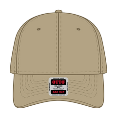 OTTO 18-772 6 Panel Low Profile Dad Cap - Khaki - Khaki / 6 1/2’’ - 7 5/8’’