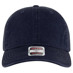 OTTO 18-772 6 Panel Low Profile Dad Cap - Navy