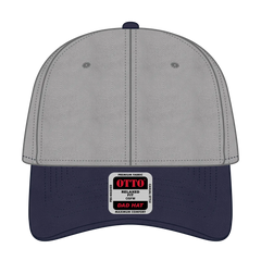 OTTO 18-772 6 Panel Low Profile Dad Cap - Nvy/Gray - Nvy/Gry / 6 1/2’’ - 7 5/8’’