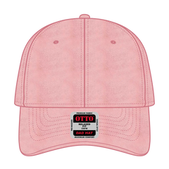 OTTO 18-772 6 Panel Low Profile Dad Cap - Pink - Pink / 6 1/2’’ - 7 5/8’’
