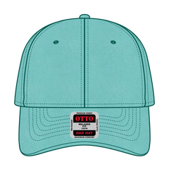 OTTO 18-772 6 Panel Low Profile Dad Cap - Turquoise - Turquoise / 6 1/2’’ - 7 5/8’’