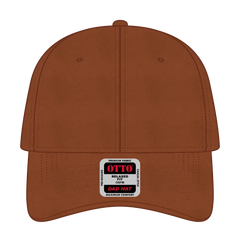 OTTO 18-772 6 Panel Low Profile Dad Cap - Tx. Orange - Tx. Orange / 6 1/2’’ - 7 5/8’’