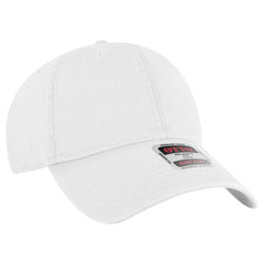 OTTO 18-772 6 Panel Low Profile Dad Cap - White