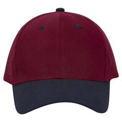 OTTO 19-013 6 Panel Low Profile Baseball Cap - Nvy/Burg.Marn - Nvy/Burg.Marn / 6 1/2’’ - 7 5/8’’