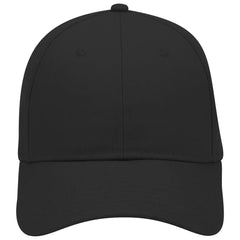 OTTO 19-028 6 Panel Low Profile Baseball Cap - Black - Black / 6 1/2’’ - 7 5/8’’