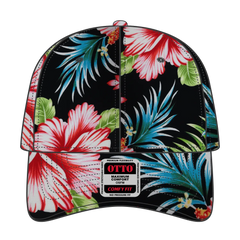 OTTO 19-061 6 Panel Low Profile Baseball Cap - Design001 - Design001 / 6 1/2’’ - 7 5/8’’