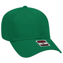 OTTO 19-061 6 Panel Low Profile Baseball Cap - Kelly - Kelly / 6 1/2’’ - 7 5/8’’