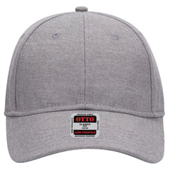 OTTO 19-1066 6 Panel Low Profile Baseball Cap - Heath. Gray - Heath. Gray / 6 1/2’’ - 7 5/8’’