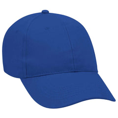 OTTO 19-1109 6 Panel Low Profile Baseball Cap - Royal - Royal / 6 1/2’’ - 7 5/8’’
