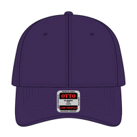 OTTO 19-1203 6 Panel Low Profile Baseball Cap - Purple - Purple / 6 1/2’’ - 7 5/8’’