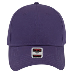 OTTO 19-1203 6 Panel Low Profile Baseball Cap - Purple - Purple / 6 1/2’’ - 7 5/8’’