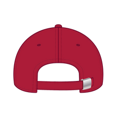 OTTO 19-1203 6 Panel Low Profile Baseball Cap - Red - Red / 6 1/2’’ - 7 5/8’’