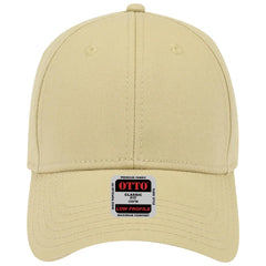 OTTO 19-1203 6 Panel Low Profile Baseball Cap - Vegas Gold - Vegas Gold / 6 1/2’’ - 7 5/8’’