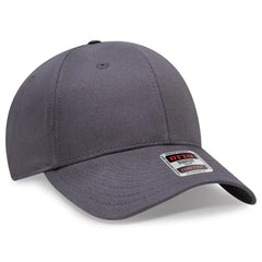 OTTO 19-1227 ’OTTO Comfy Fit’ 6 Panel Low Profile Baseball Cap - Char. Gray - Char. Gray / 6 1/2’’ - 7 5/8’’